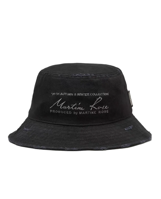 Signature Bucket Hat - Black/Washed Black