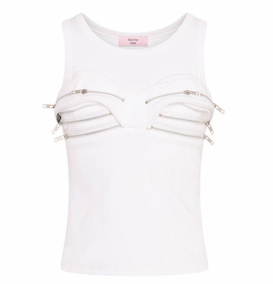 Women's Bumbag Vest - White