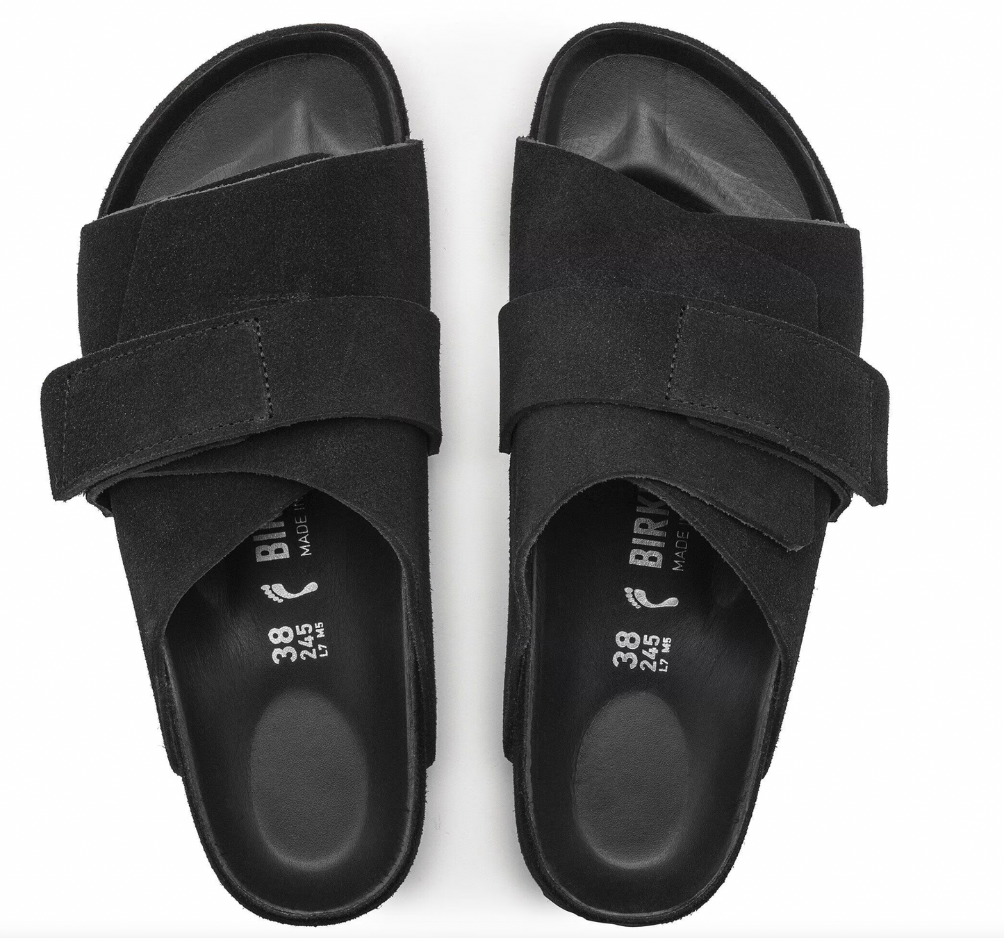 Kyoto Exquisite Suede – Black (Narrow Fit)
