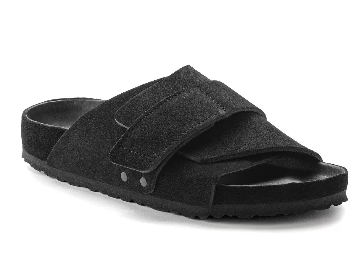 Kyoto Exquisite Suede – Black (Narrow Fit)