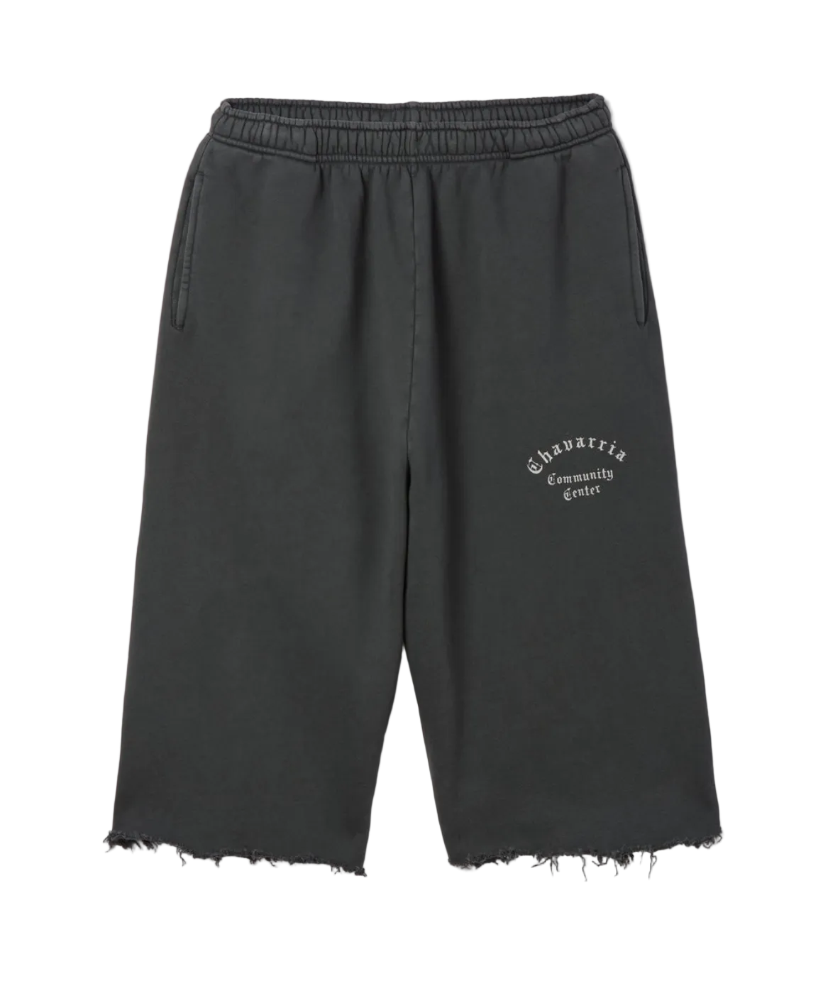 OS Chavarria Community Center Distressed Short - Pirate Black