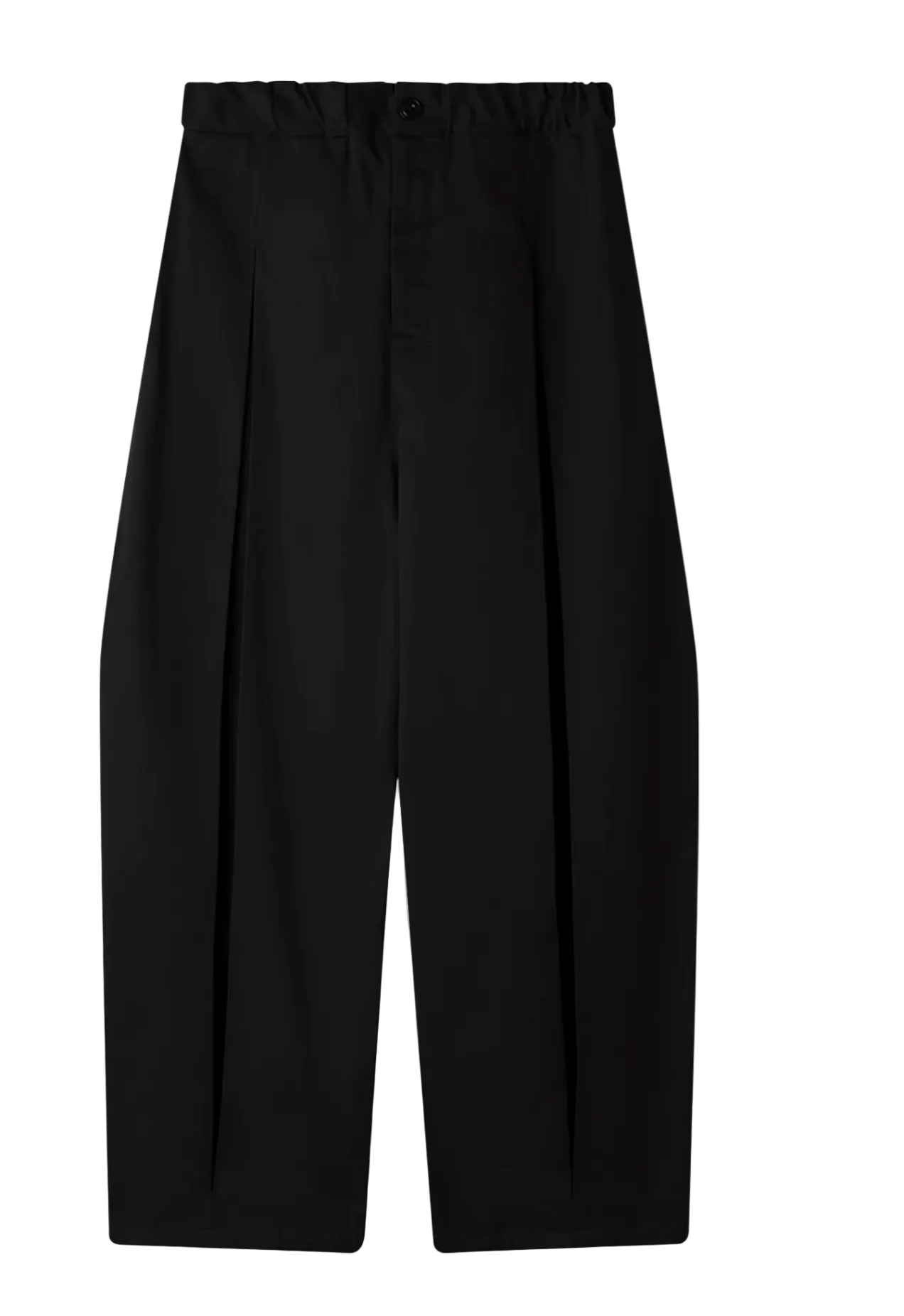 Box Pleat Trouser - Black