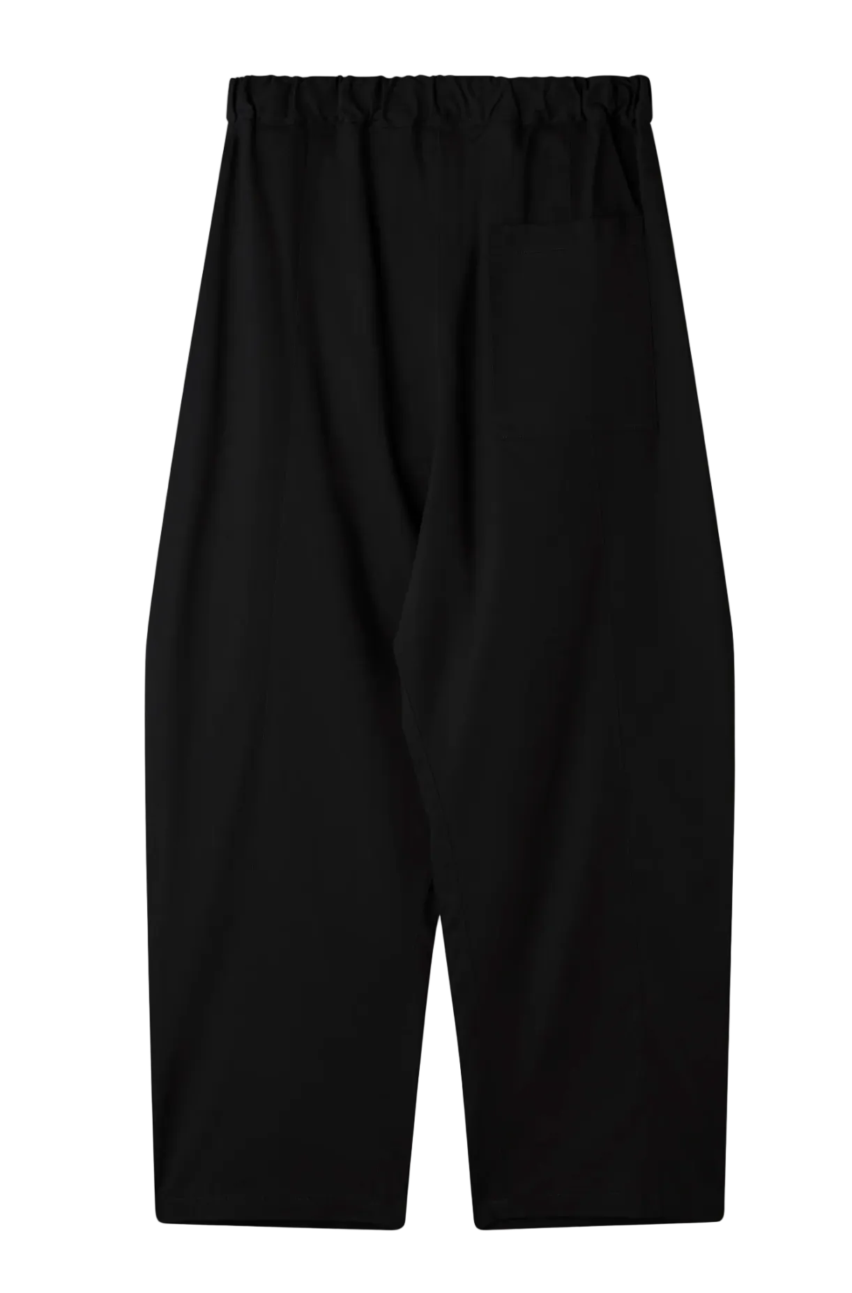 Box Pleat Trouser - Black
