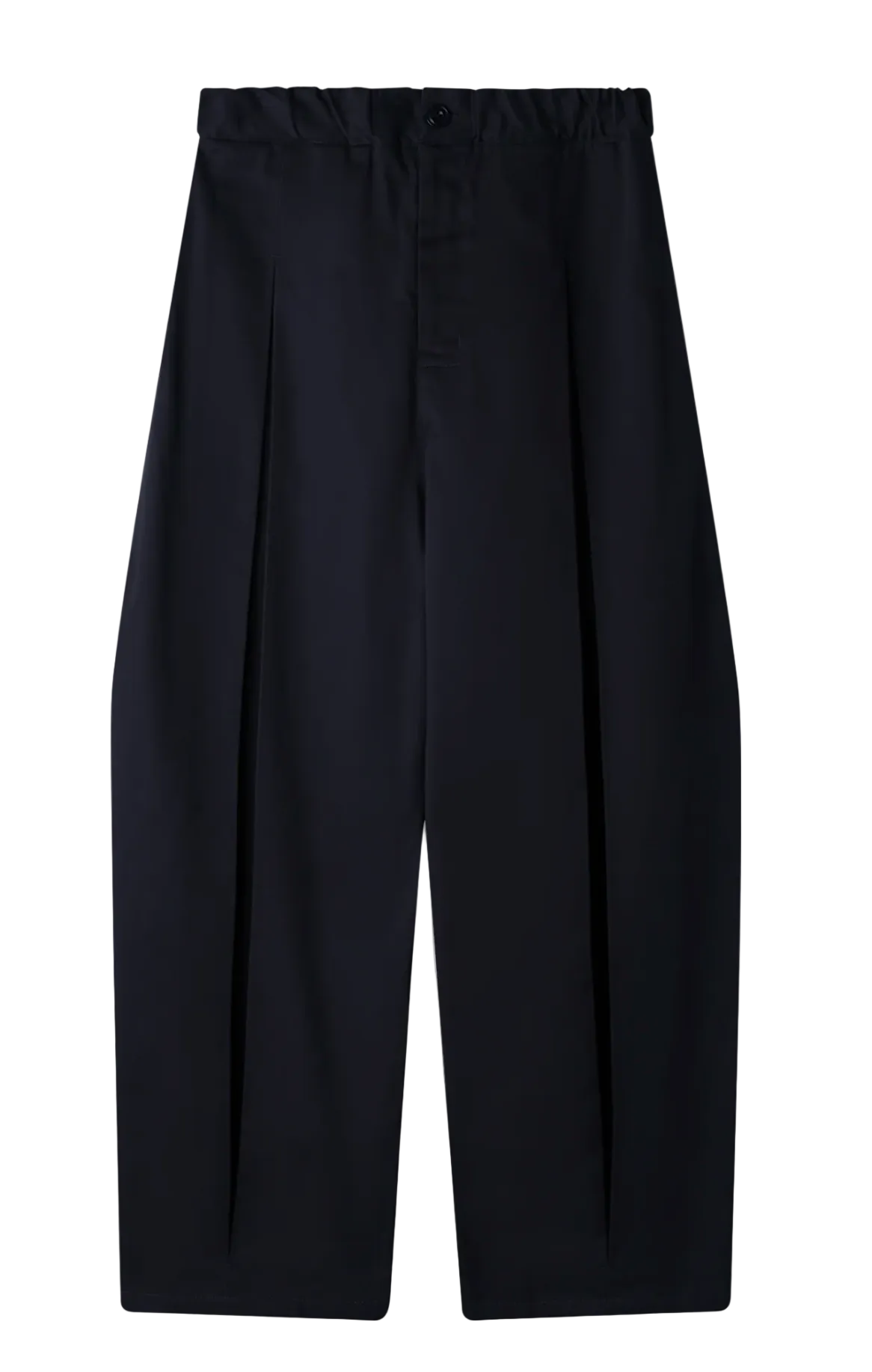 Box Pleat Trouser - Navy