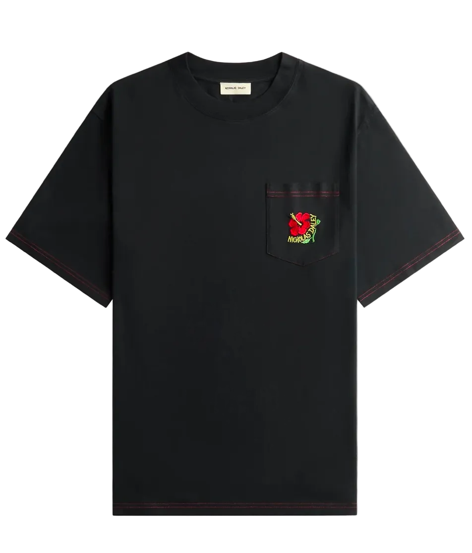 Hibiscus Tee - Black