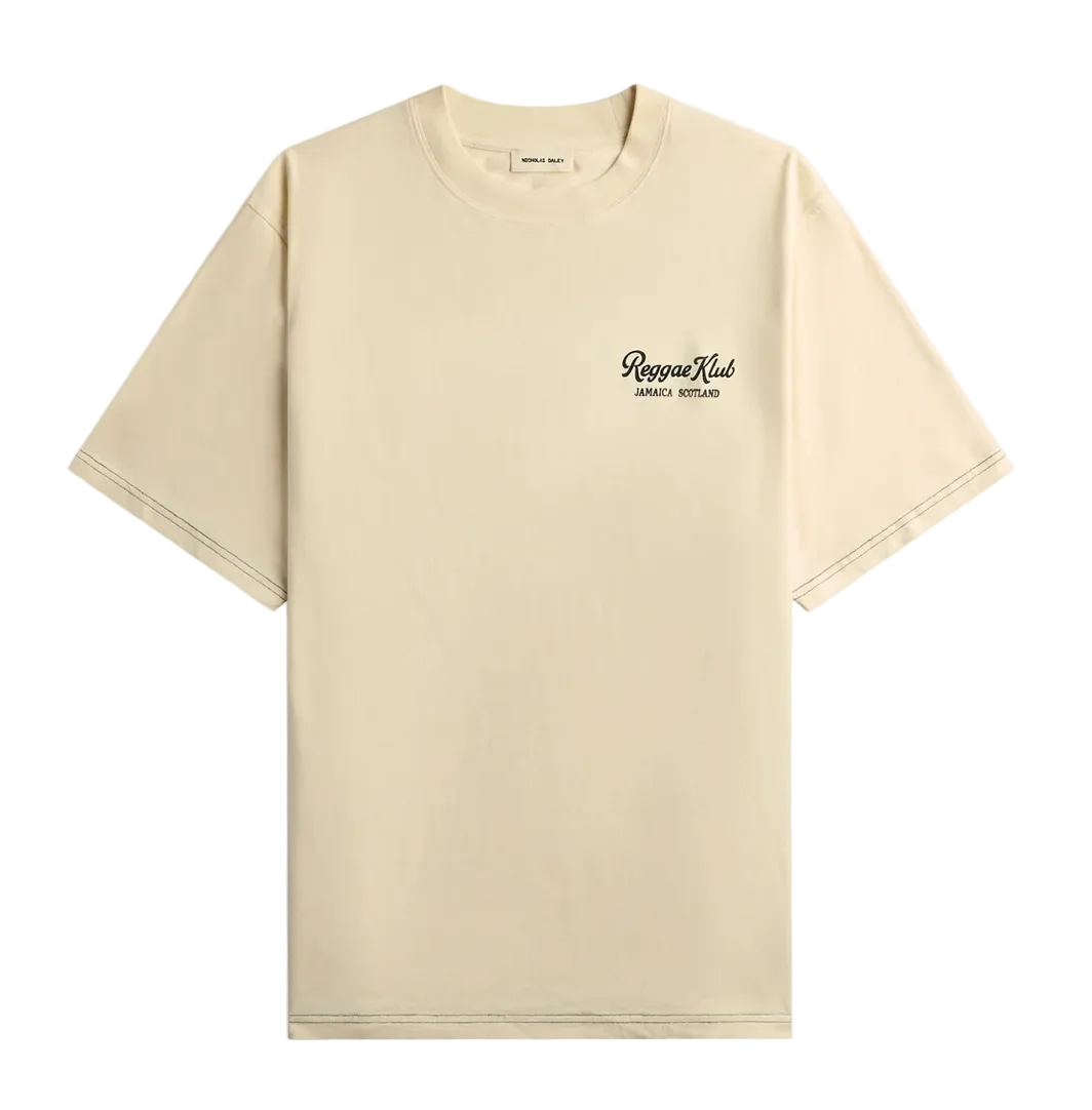 Lion Tee - Rice White