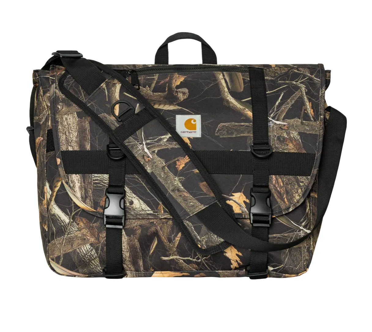 Jake Messenger Bag - Camo Feather Tree/Black