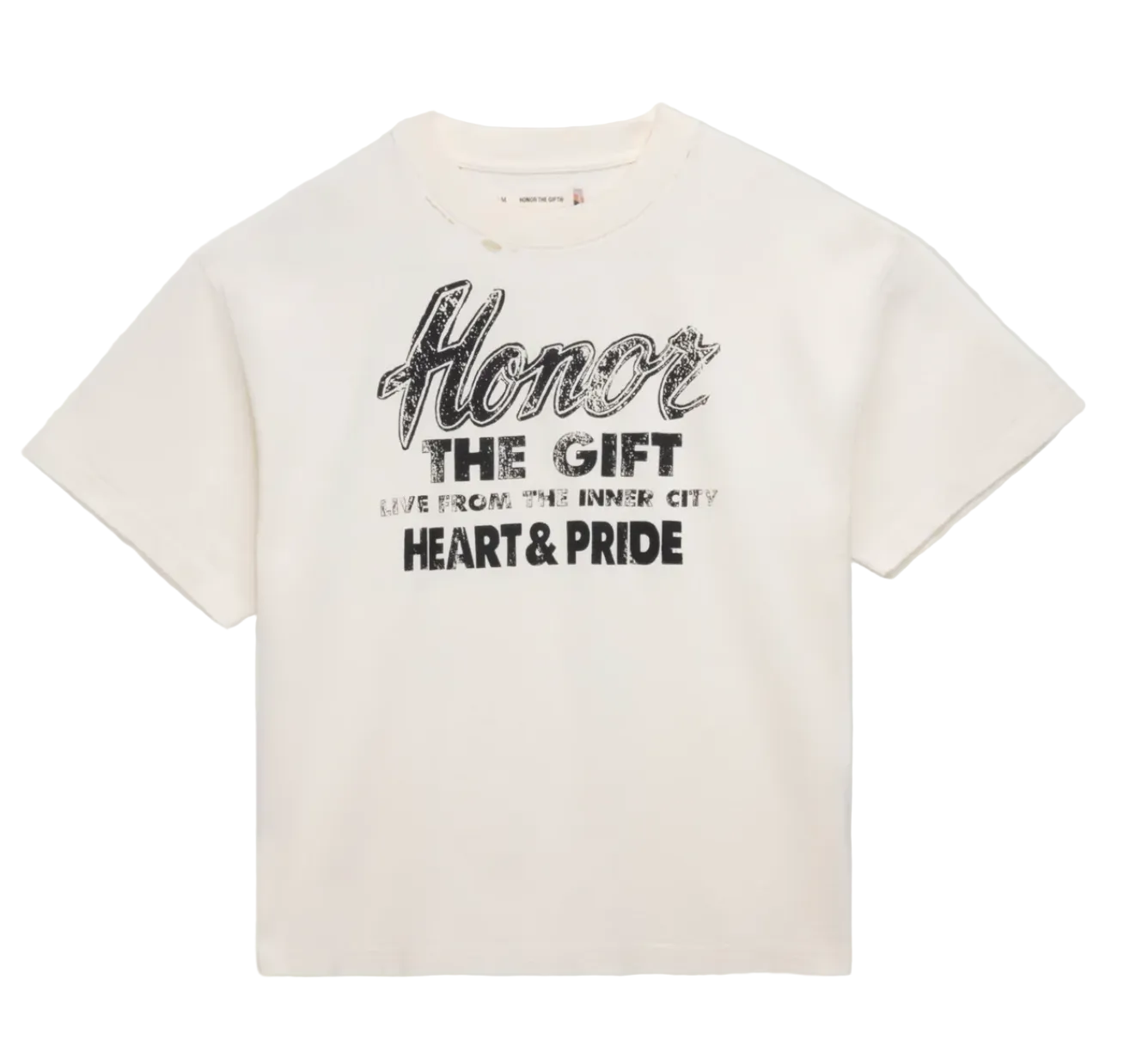 Heart & Pride Tee - Bone