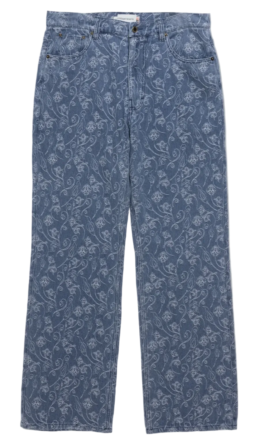 Washed 5 Pocket Pant - Light Indigo