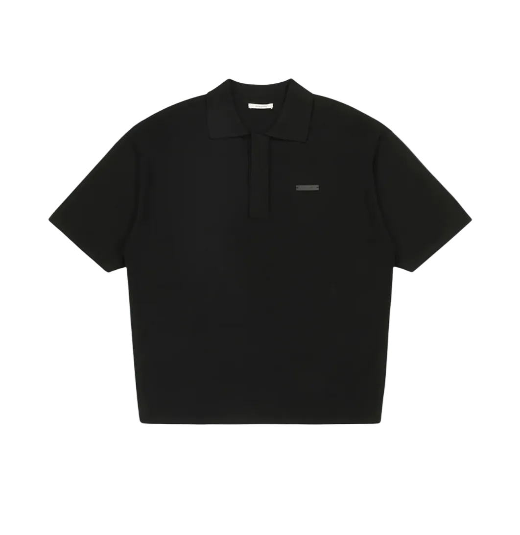 Short Sleeve Club Polo - Black