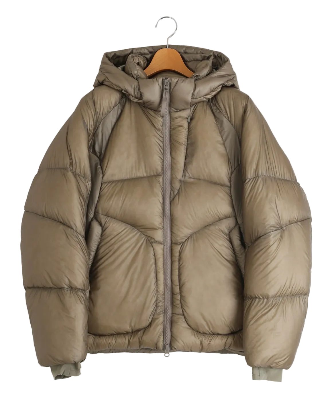 Shield Puffer Jacket - Brown
