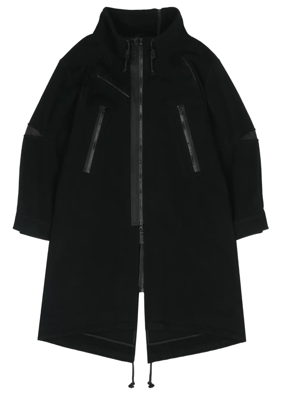 Wool Field Coat - Black