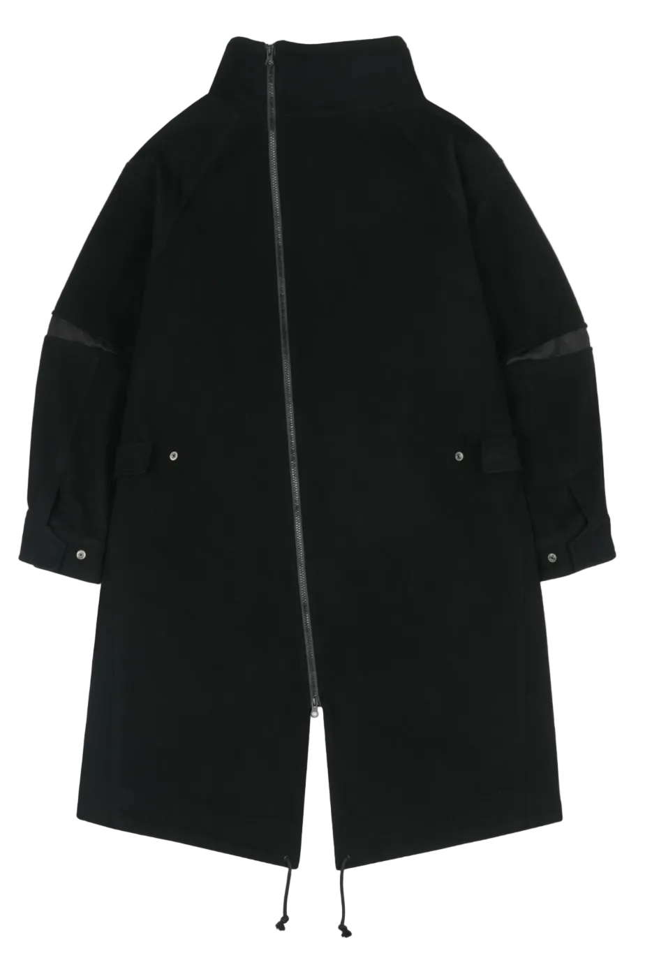 Wool Field Coat - Black