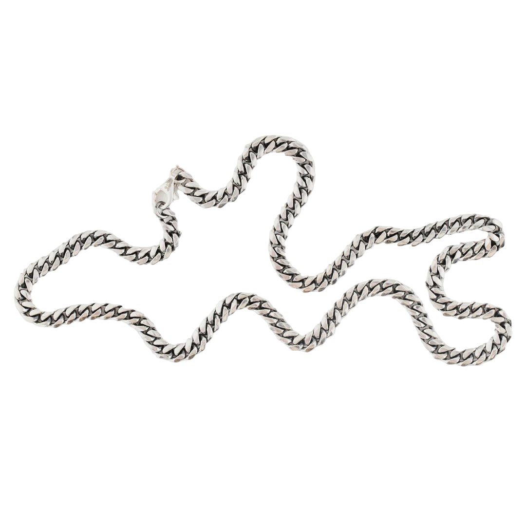 Silver Curb Chain