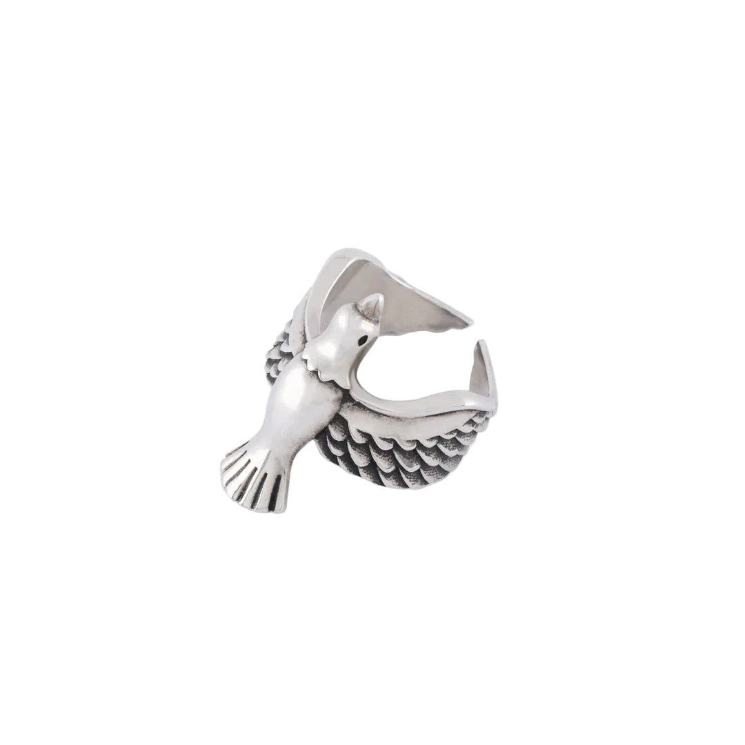 Silver Dove Ring