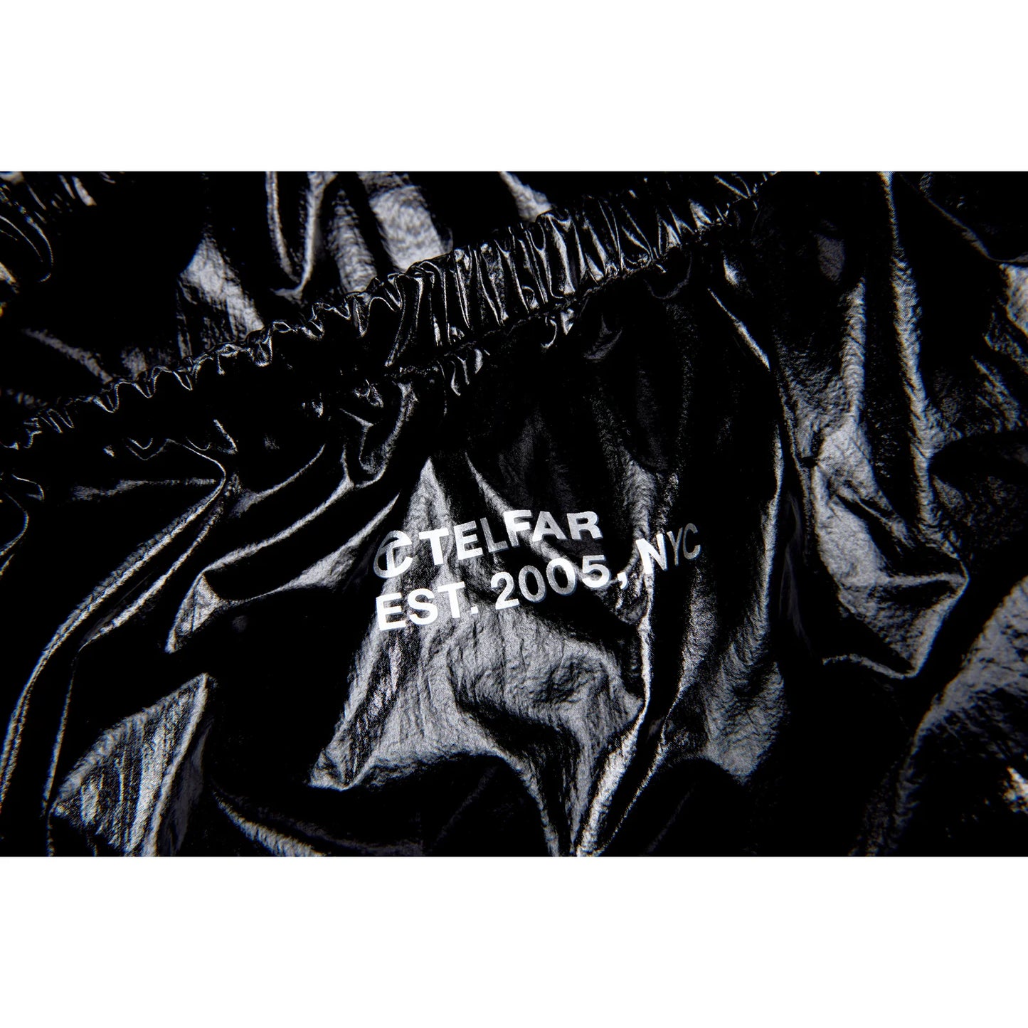 Medium Liquor Store Plastic Bag - Black
