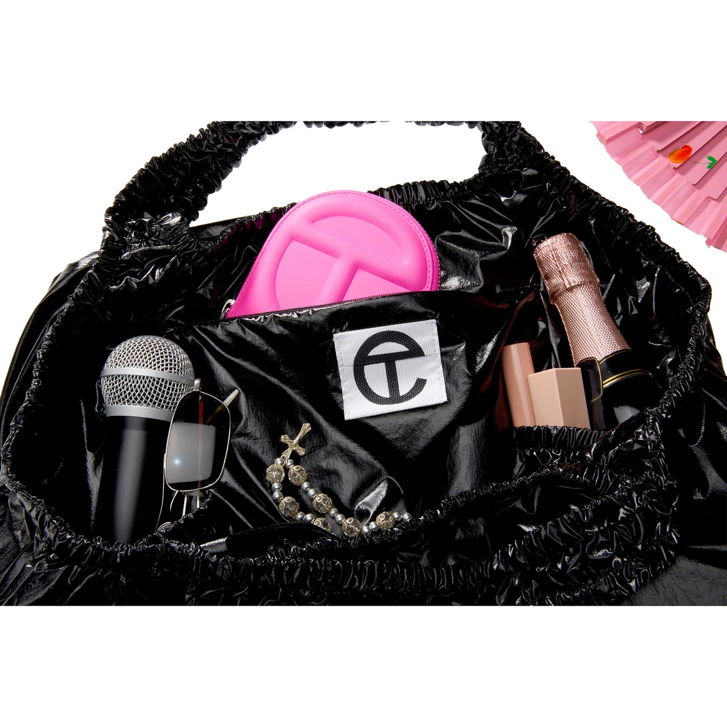 Medium New York Plastic Bag - Black