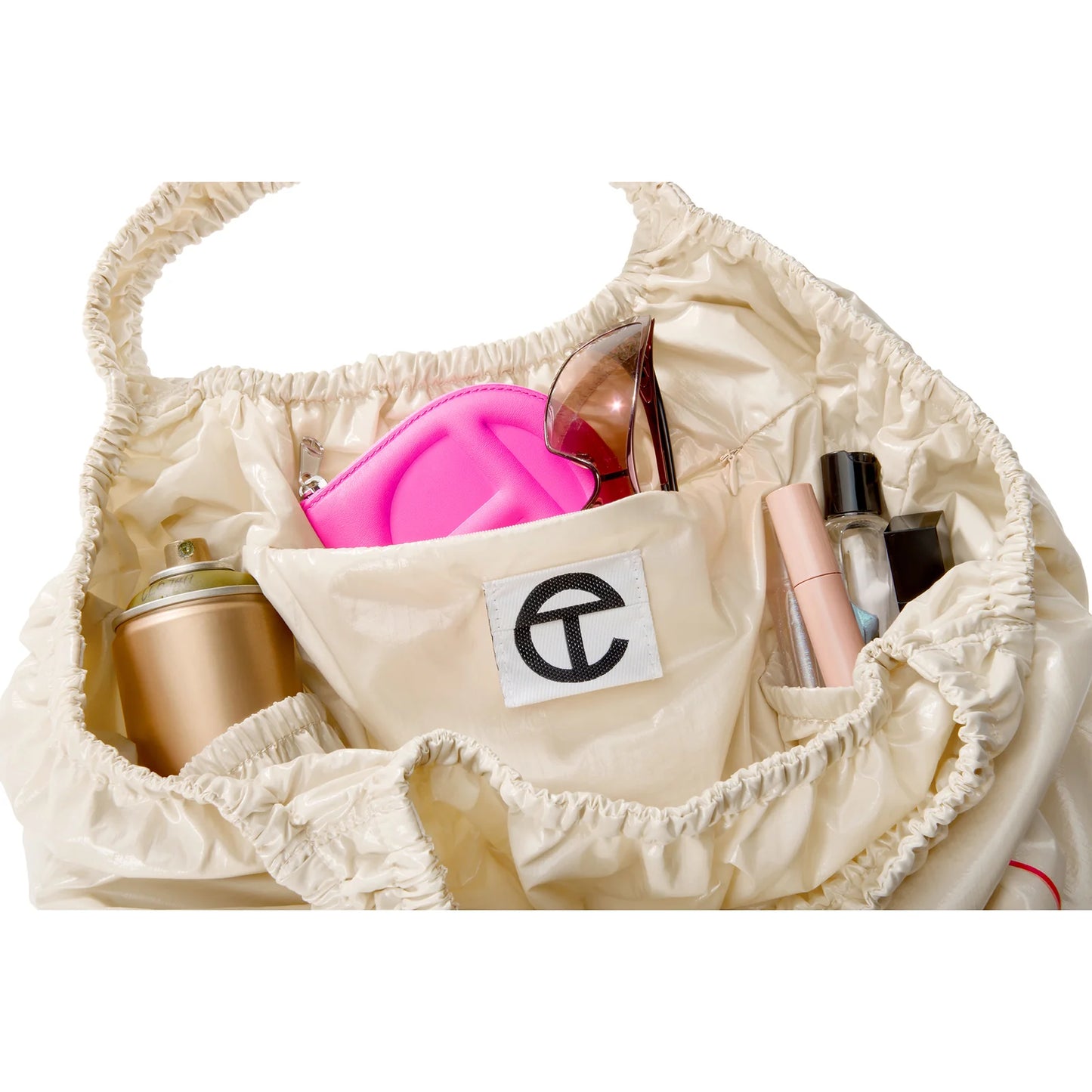 Medium Telfar Plastic Bag - Nude