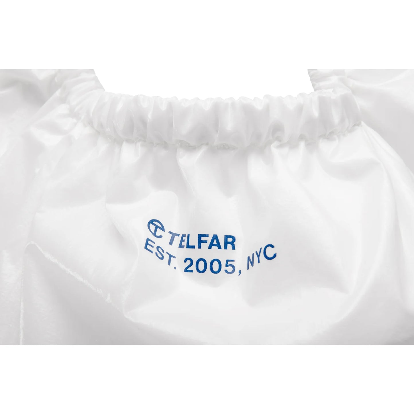 Medium Smiley Face Plastic Bag - White