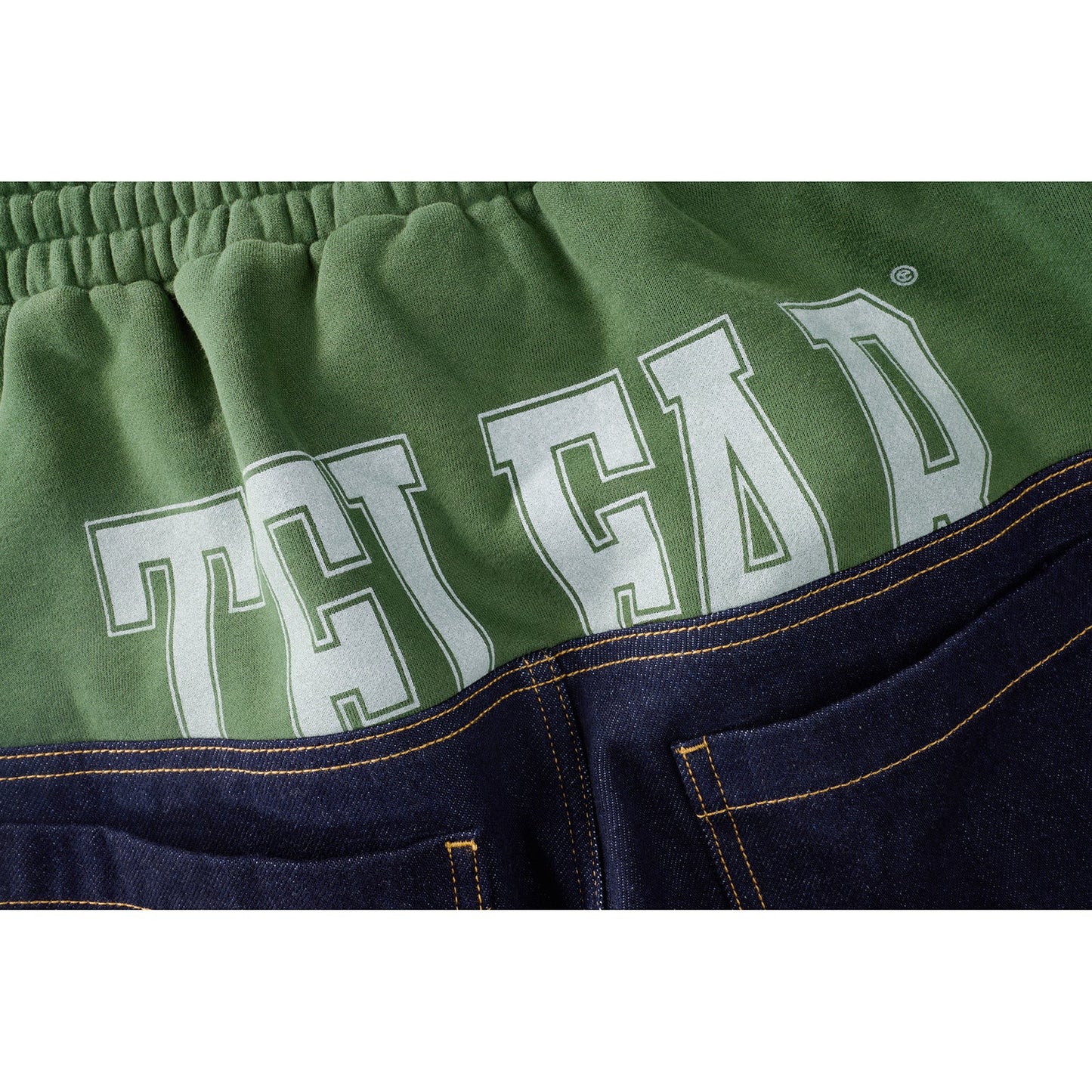 Saggy Sweat Jean - Blue/Drab