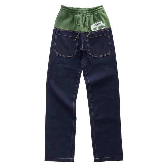 Saggy Sweat Jean - Blue/Drab