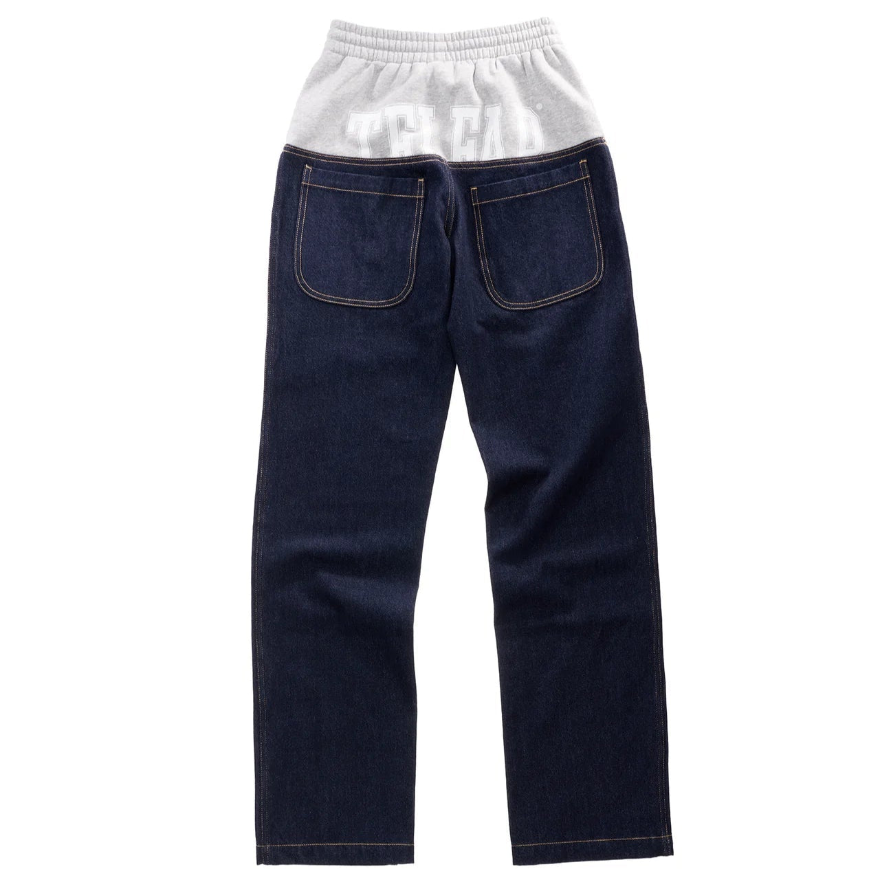 Saggy Sweat Jean - Blue/Heather Grey