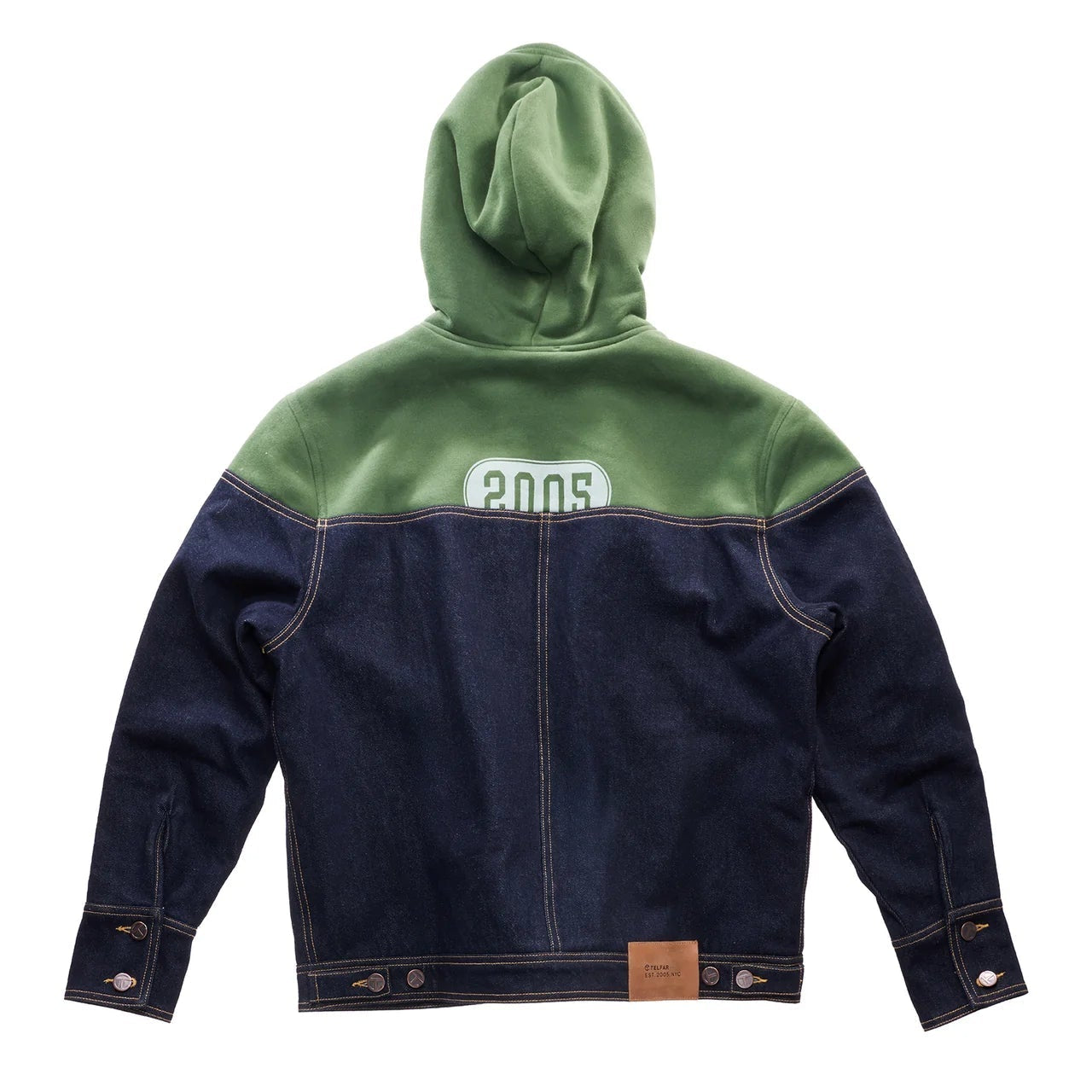 Sweat Jean Jacket - Blue/Drab