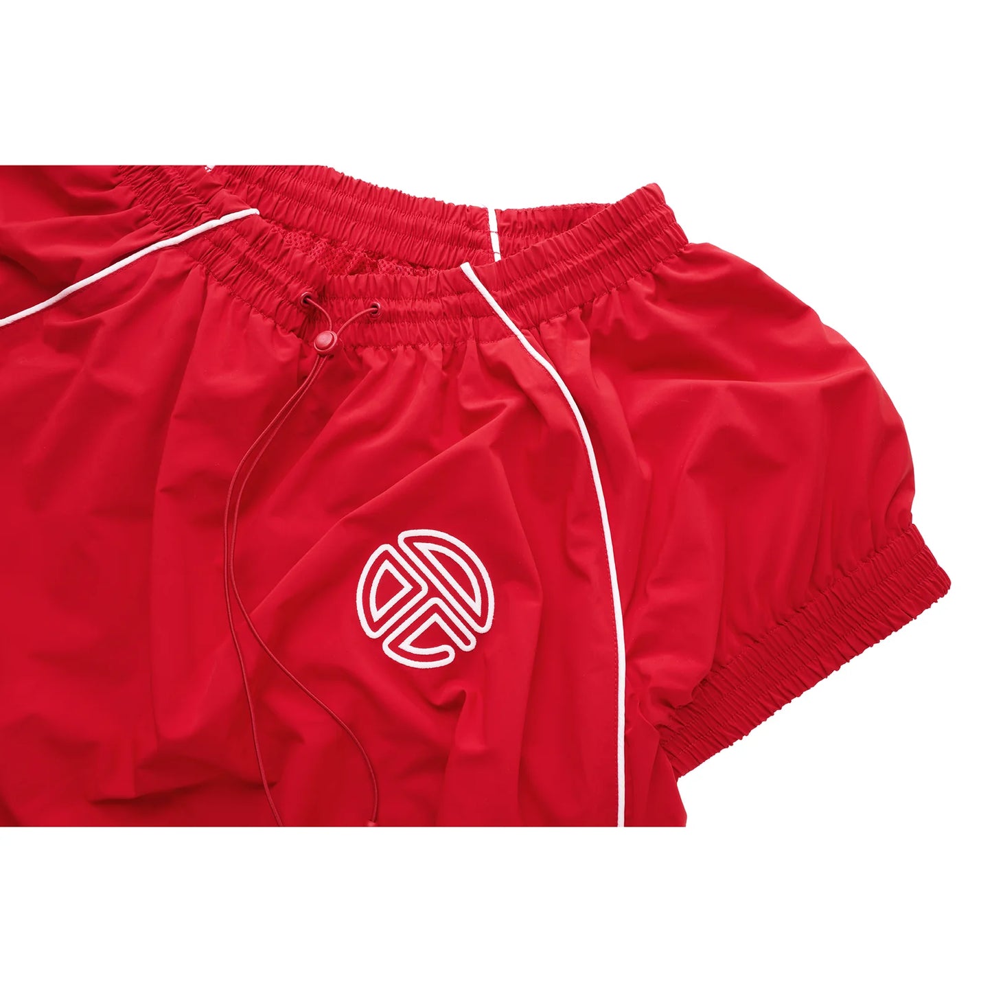 Upside Down Windbreaker Gown - Red