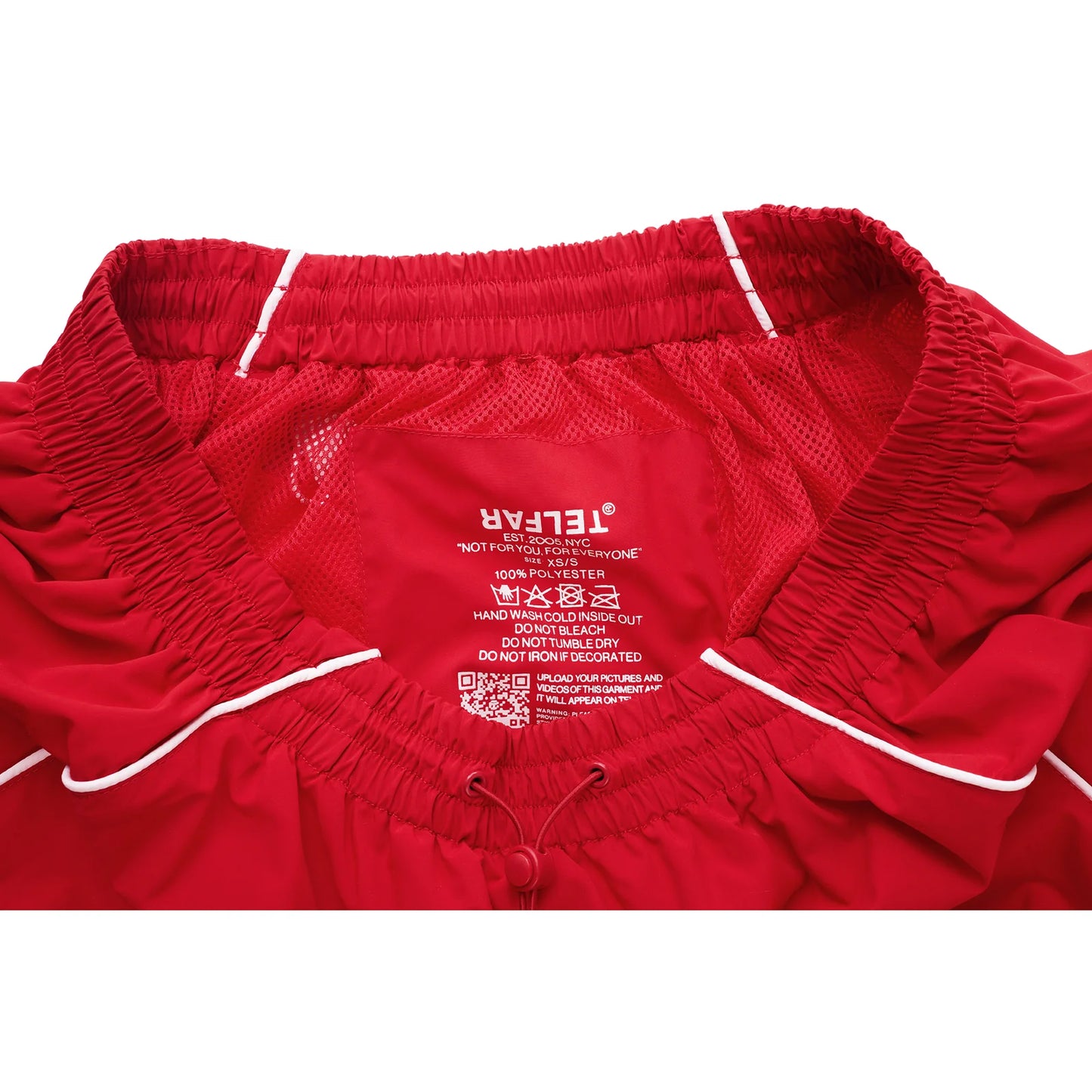 Upside Down Windbreaker Gown - Red