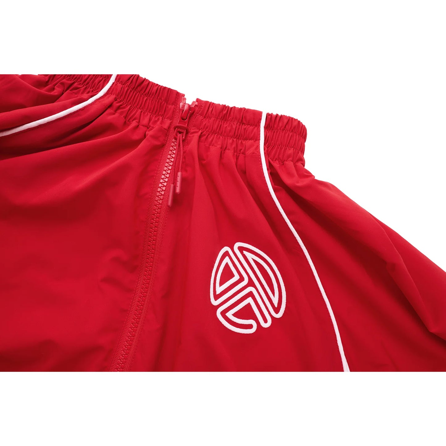 Upside Down Windbreaker Jacket - Red