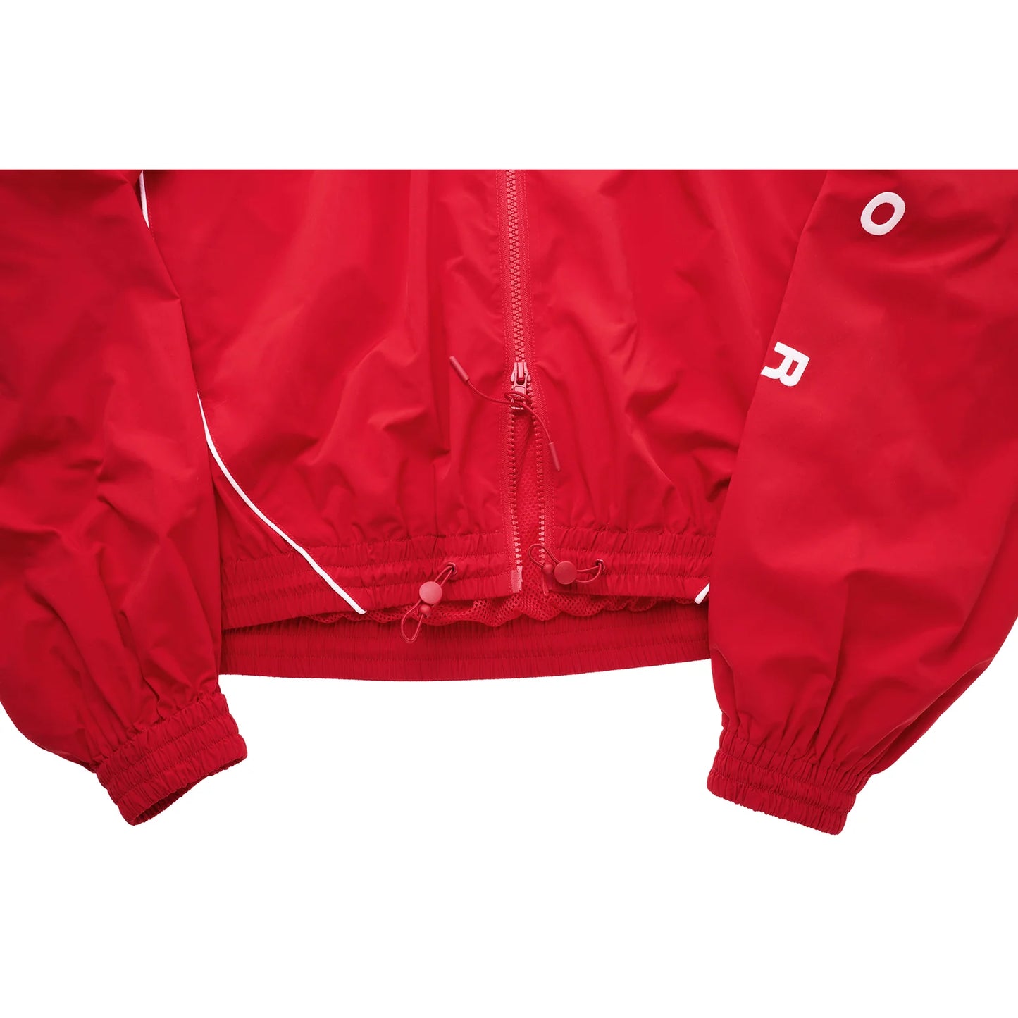 Upside Down Windbreaker Jacket - Red