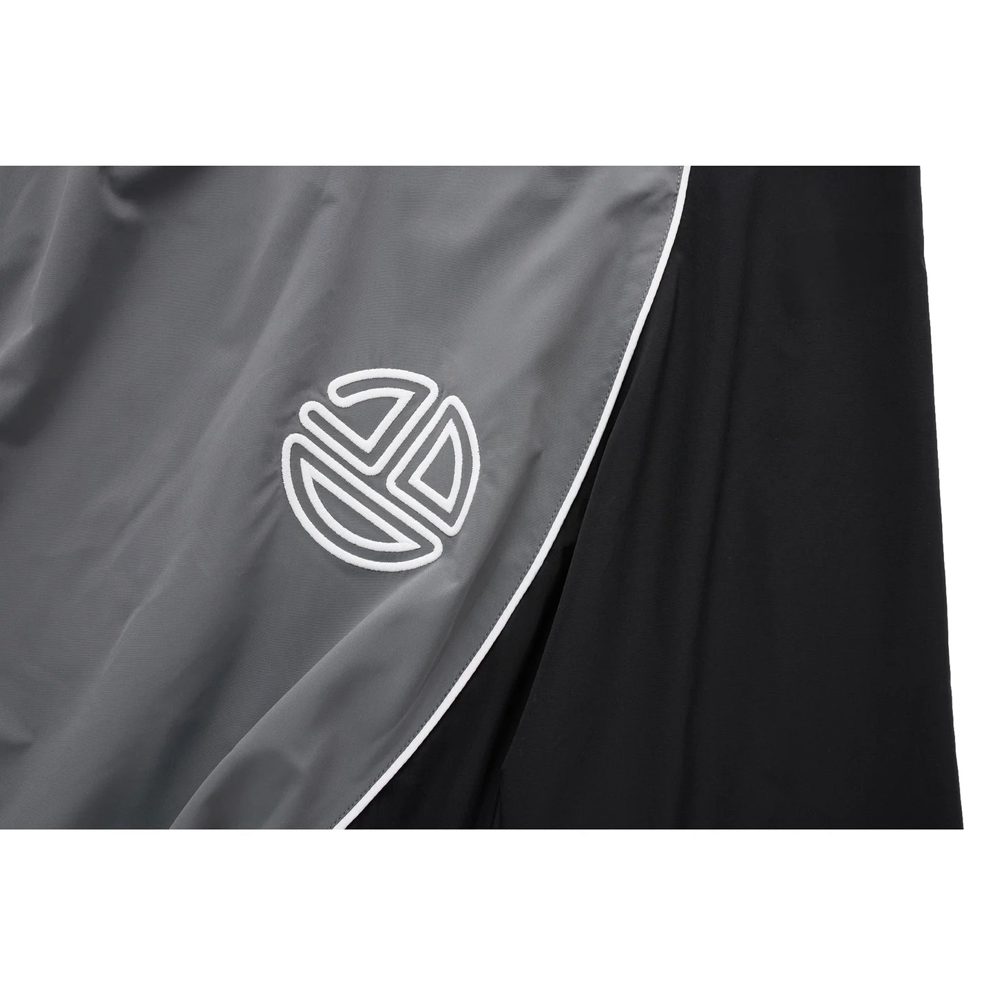 Upside Down Windbreaker Pant - Black/Grey
