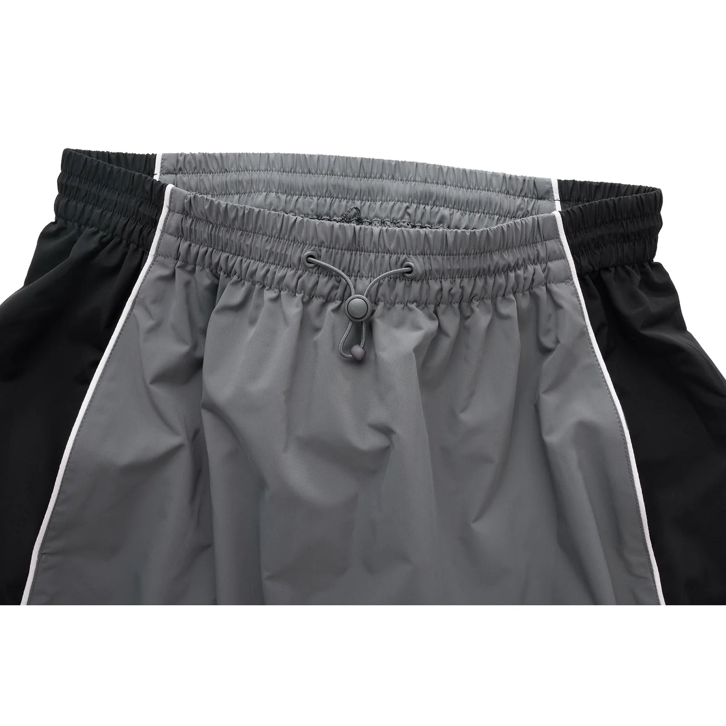 Upside Down Windbreaker Pant - Black/Grey