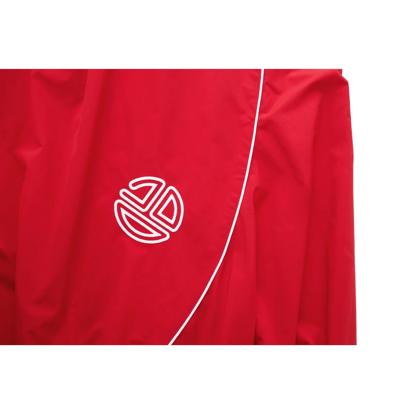 Upside Down Windbreaker Pant - Red