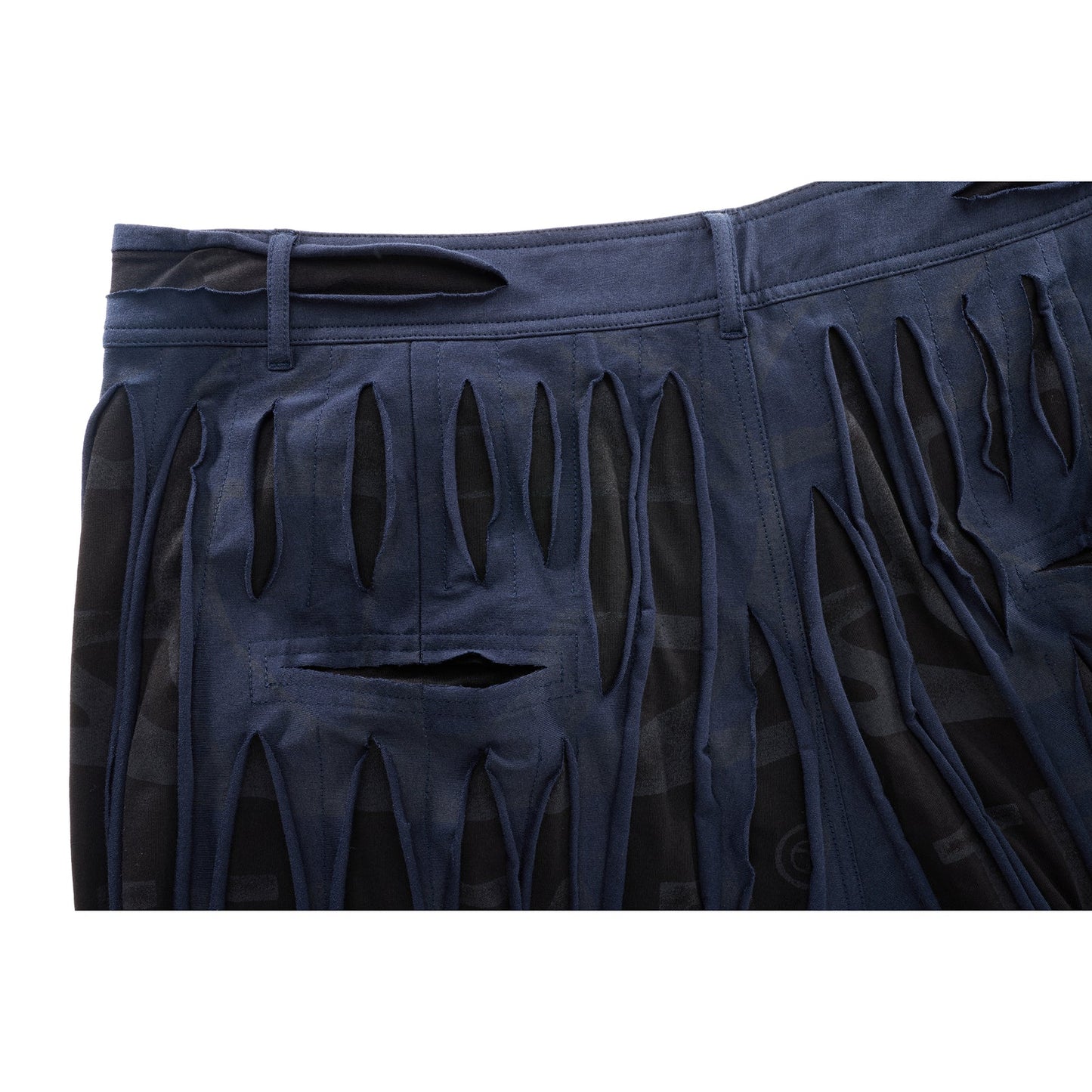 Woodgrain Balloon Pant - Black