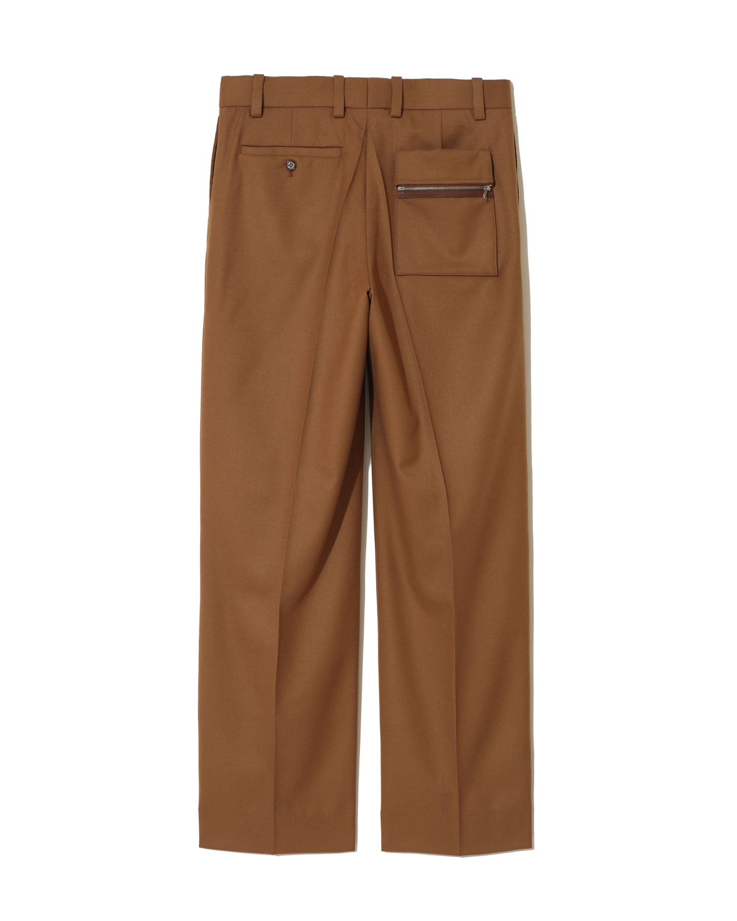 Pleated Wool Trouser