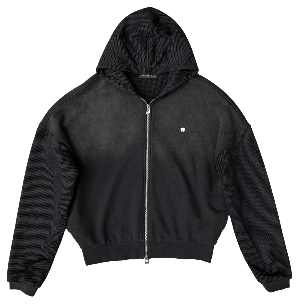 Double Platinum Full Zip Hoodie - Jet Black
