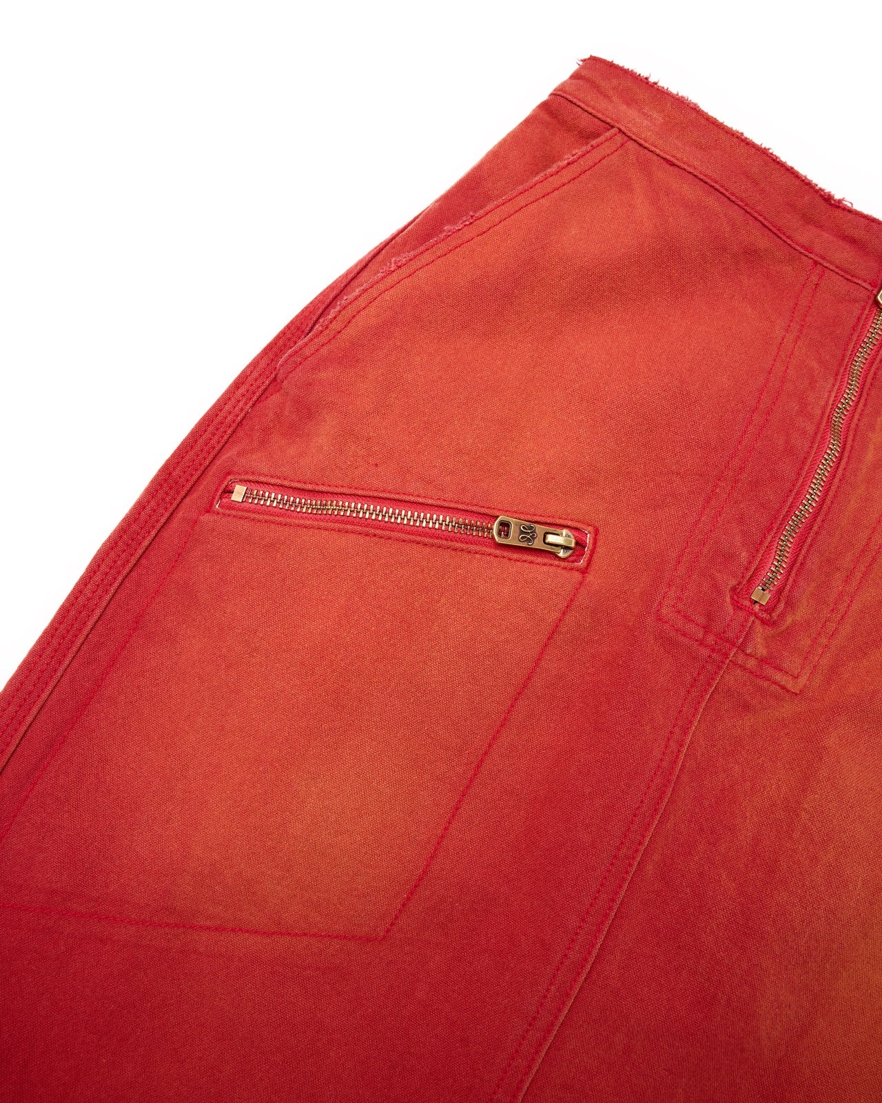 Workwear Zipped Skirt