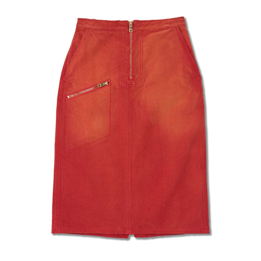 Workwear Zipped Skirt