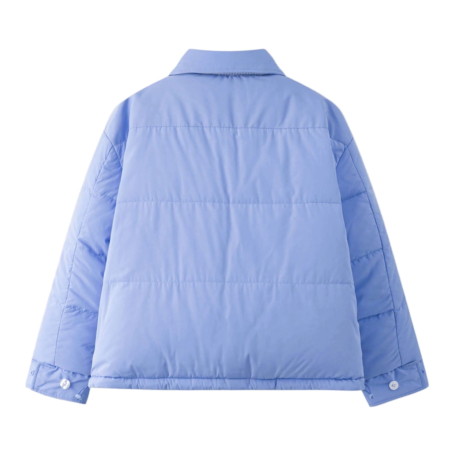 Reversible Shirt Down Puffer