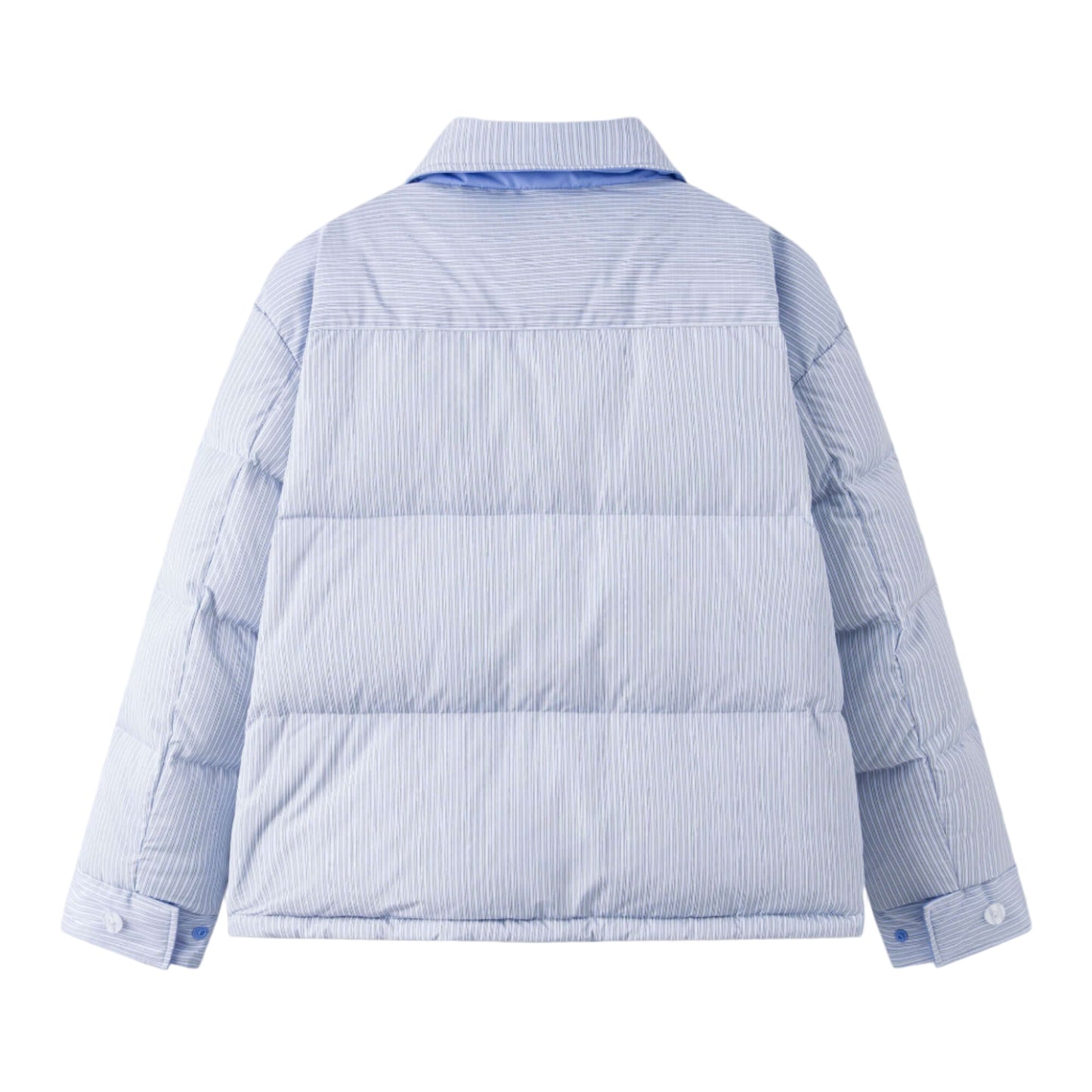Reversible Shirt Down Puffer