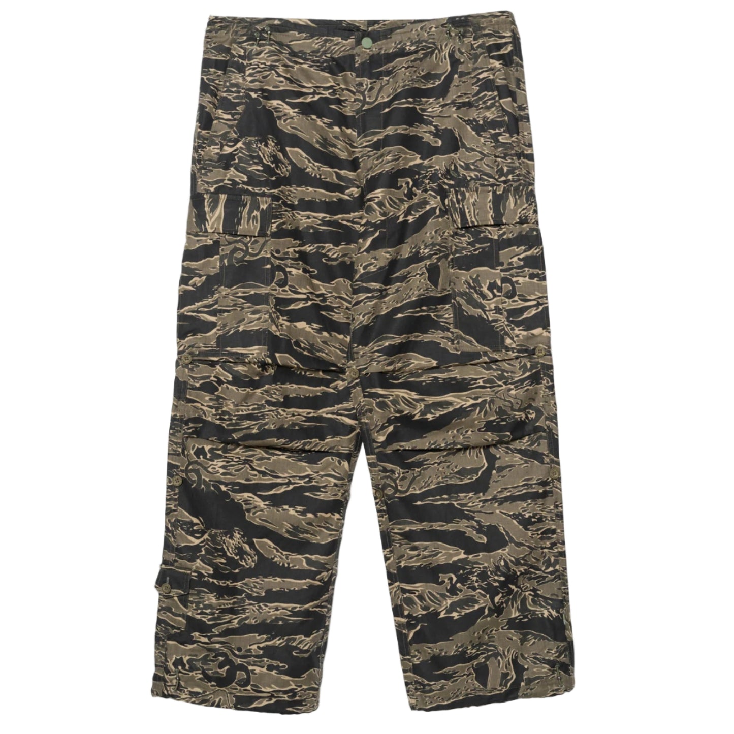 7146 Bonsai Tigerstripe Loose Snopants - Mint Gold