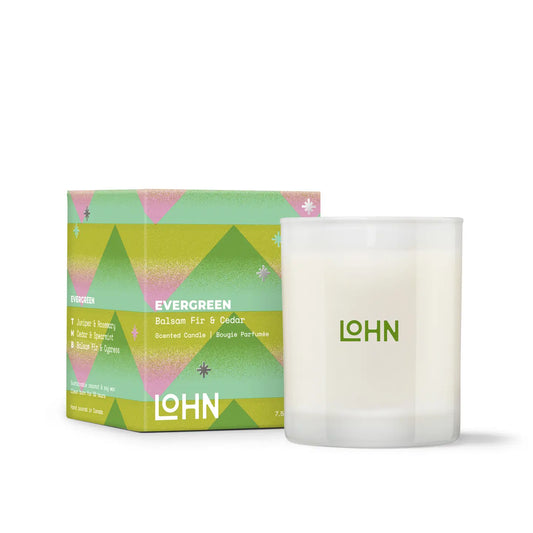 LOHN Holiday Candle - Evergreen, Balsam Fir