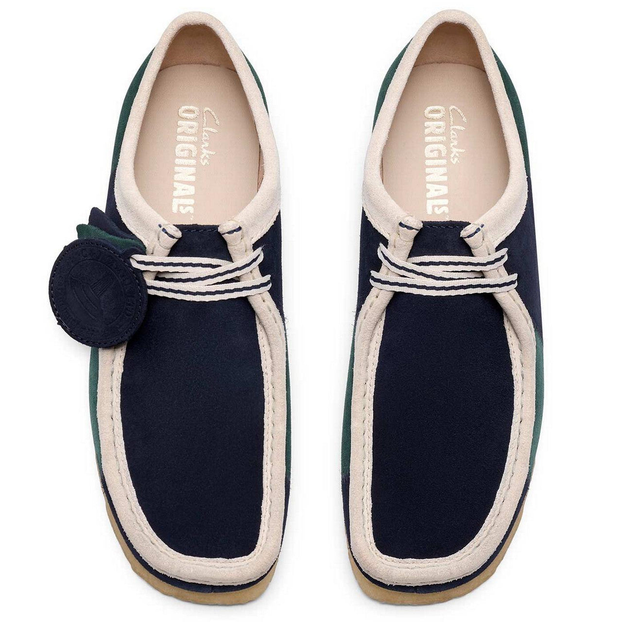 Wallabee - Blue/Green Sripe