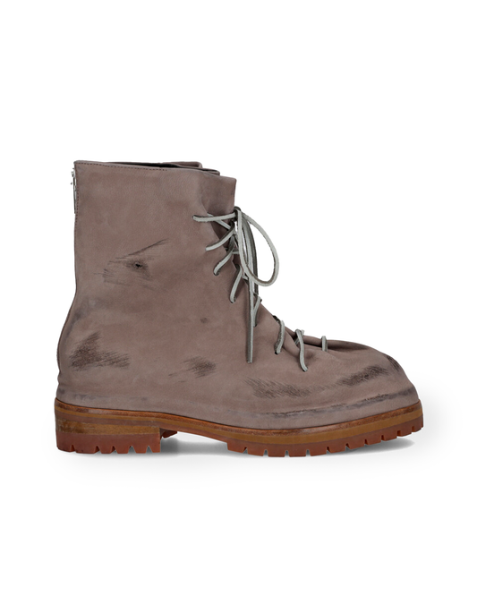 Lace Up Marathon Boot (Dusty Brown)