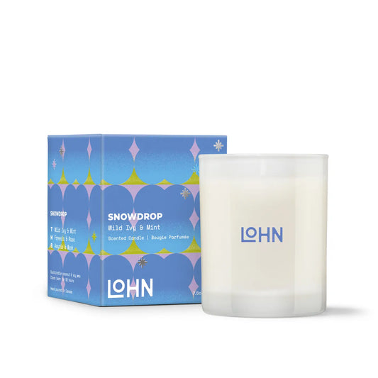 LOHN Holiday Candle - Snowdrop, Wild Ivy & Mint