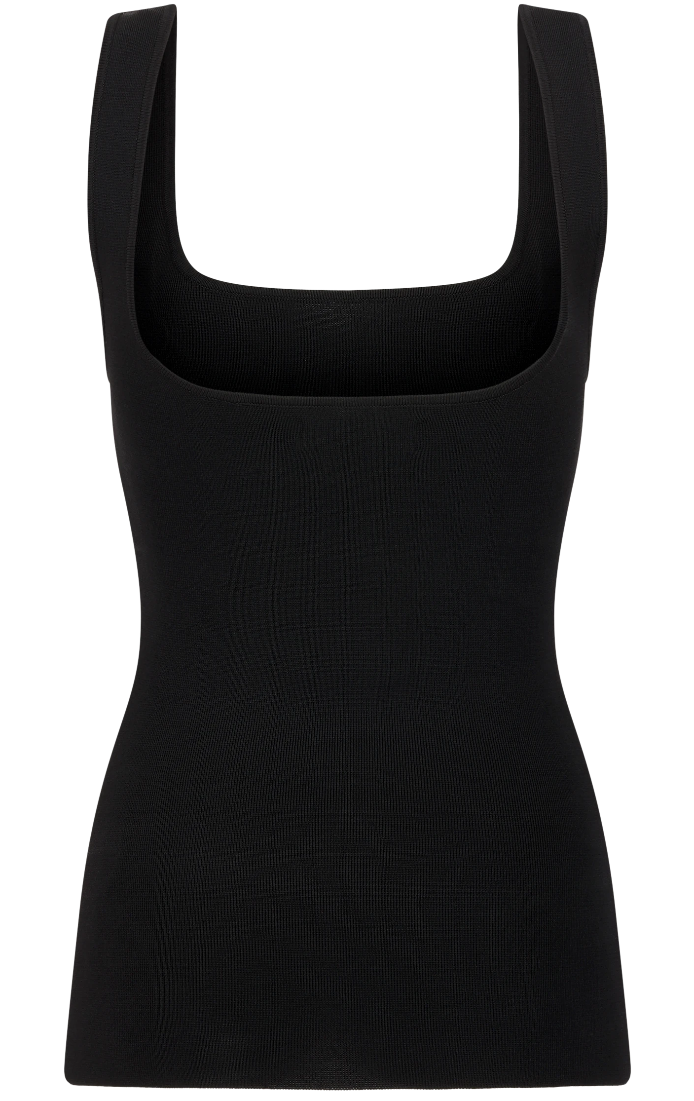 Square Neck Top - Black