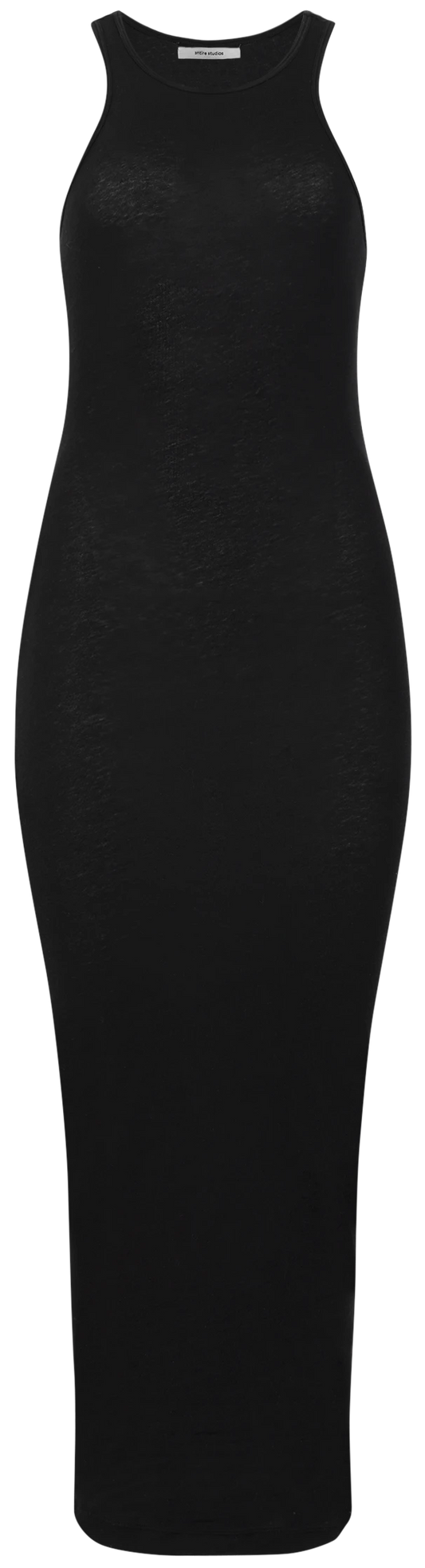 Midi Muscle Tank - Black