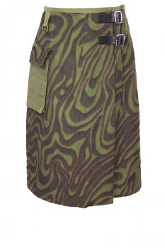 Wrap Kilt - Olive