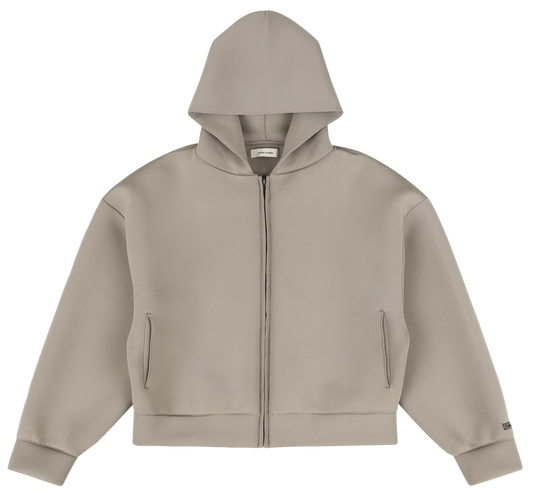 Scuba Zip Hood - Clay